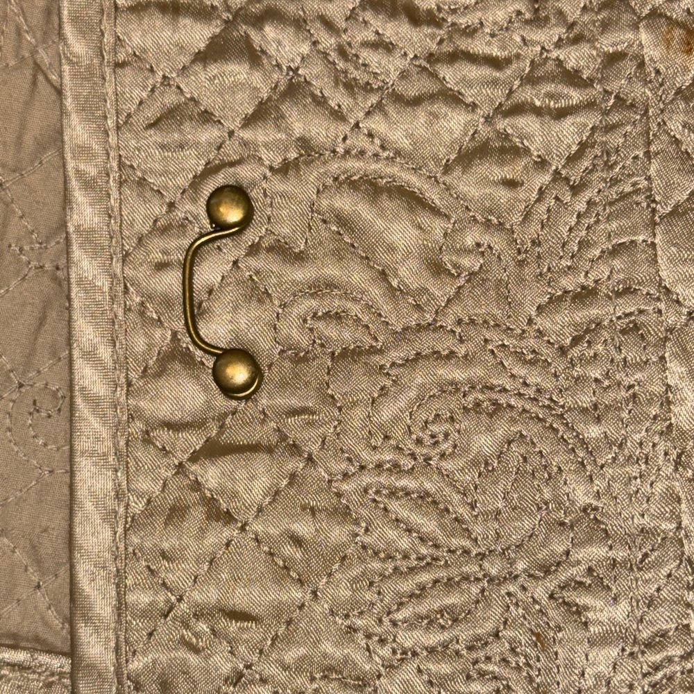 Context Textured Beige Puffer Jacket - image 4